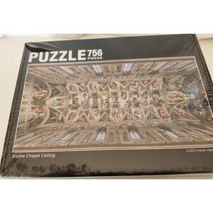 Michelangelo The Ceiling Of The Sistine Chapel 750 Piece Art Puzzle 2025